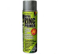 E-Tech ULTRA Zinc Primer Paint Spray Metal Welding Galve Rust Prevent 500ml