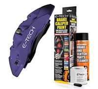 E-TECH Violet Brake Caliper/Drum Paint - EBCP-V - Complete Kit inc Paint/Cleaner & Brush