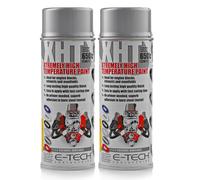 E-TECH XHT Paint Twin Pack - 400ml each (Silver)