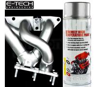 E-Tech Xht Silver Extremely High Temperature Paint Vht Car Engine Exhaust 400Ml