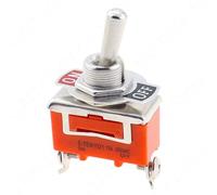 E-TEN1021 2-Pin 2 Terminal ON-OFF 15A 250V Toggle Switch 10Pcs