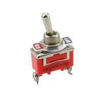 E-TEN1021 2-Pin 2 Terminal ON-Off 250V 15A AC Auto Toggle Switch 2 Position Copper Switches Orange (Color : E-TEN1021) industrial