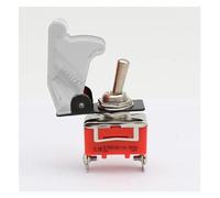 E-TEN1021 2-Pin 2 Terminal ON-Off 250V 15A AC Auto Toggle Switch 2 Position Copper Switches Orange(Transparent) industrial