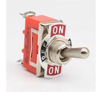 E-TEN1122 15A 250V AC 3PIN ON-OFF-ON 12mm Toggle Switch Rocker Switch Power 10Pcs(1122 orange)