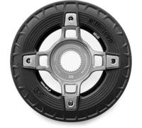 E-Thirteen Turbocharger Race E-Spec 104BCD Spider with Chainring and Bashguard Black/Sterling Silver