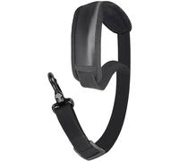 e-Times Saxophone Neck Strap, Soft Adjustable Sax Leather Padded for Alto Tenor Soprano Baritone Sax, Clarinet, Black-2, Unisex