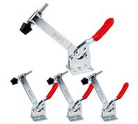 E-TING 4Pcs Hand Tool Toggle Clamp 201B-Upgrade Horizontal Clamp Antislip Quick Release Tool (Longer 201BL Toggle Clamp)