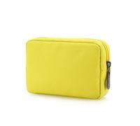 E-Tree Cute Small Pouch, Makeup Cosmetic Bag,Make up Bag for Purse,Toiletry Zipper Pouch,Tech Electronic Organizer Travel Case, Yellow, Travel Makeup Bag
