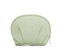 E-Tree Makeup Bag Travel Toiletry Bag Half Moon Small Make up Pouch Cosmetic Case Organizer Cute Waterproof for Girls Women Travel Essentials Toiletries Accessories, Green