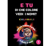 E tu di che colore vedi i nomi?: Colora con Quokky