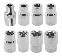 E Type Socket 1/2 Drive Female for torx for Ratchet Wrench High Hardness Metal for E10 E12 E14 E16 E18 E20 E22 E24 Bolt Removal