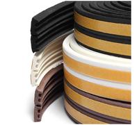 E Type Window Seal Door Gasket Strip Sealing Tape 5M Black