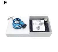 (E) Usb Rechargeable Turbine Lighter Turbo Cigarette Lighter Mini Turbo Turbocharger Keychain Car Keyring Creative Car Accessories