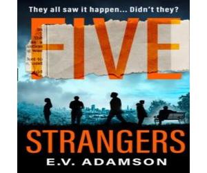 E.V. Adamson Five Strangers Paperback Book E.V. Adamson Multicolor