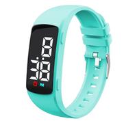 e-vibra Potty Training Watch - 8 Alarm Silent Vibrating Watch - Water Resistant Medical Reminder Watch - with Timer and 8 Daily Alarms, Green, Modern