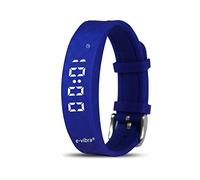 e-vibra Potty Training Watch - Rechargeable Silent Vibrating Watch - Medical Reminder Watch - with Timer and 15 Daily Alarms, Blue, casual
