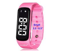e-vibra Premium Potty Training Watch - Silent Vibrating Alarm Reminder Watch for Boys/Girls - with timer and 12 Daily Alarms (Pink)