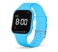 e-vibra Vibrating Alarm Watch, Potty Training Watch Waterproof Medical Reminder Watch with Timer (Blue)