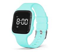 e-vibra Vibrating Alarm Watch, Potty Training Watch Waterproof Medical Reminder Watch with Timer (Light Green)
