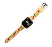 e-vibra Vibrating Alarm Watch, Potty Training Watch Waterproof Medical Reminder Watch with Timer (Peach Dinosaur)