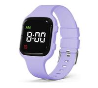 e-vibra Vibrating Alarm Watch, Potty Training Watch Waterproof Medical Reminder Watch with Timer (Purple)