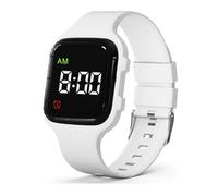 e-vibra Vibrating Alarm Watch, Potty Training Watch Waterproof Medical Reminder Watch with Timer (White)