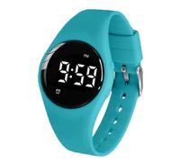 e-vibra Vibrating Alarm Watch, Water Resistant Potty Training Wristband Rechargeable Medical Reminder Watch with Timer and 15 Daily Alarms (Turquoise)