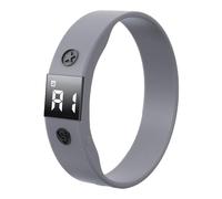 e-vibra Vibrating Alarm Watch Water Resistant Wake Up Wristband Silent Medical Reminder Watch - with Timer and 8 Daily Alarms (Grey)