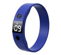 e-vibra Vibrating Alarm Watch Water Resistant Wake Up Wristband Silent Medical Reminder Watch - with Timer and 8 Daily Alarms (Dark Blue)