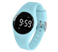 e-vibra Vibrating Alarm - Waterproof Potty Training Watch with Timer and 15 Daily Alarms (Baby Blue)