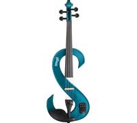 E-violin, Stagg, 4/4 Silent Violin Set, Blue Metallic