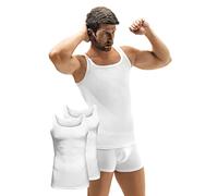 e.VIP Business Men's Tank Top Marco 15518 Modal with Cotton Pack of 2 - White - XXX-Large