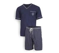 e.VIP Men's Short Pyjama Set Jim S 675 Made of Pure Cotton