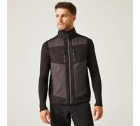 Regatta Professional Men's E-Volve 2 Layer Softshell Bodywarmer Ash Black, Size: L