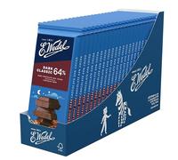 E.Wedel Chocolate Bars Dark Classic 64%, 90g, Cocoa from Ghana, Made in Poland, Mulitpack Chocolate Bars (22 Count (Pack of 1), Cocoa 64%)
