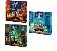 E.Wedel Chocolate Gift | Happy Barrels Liqueur Chocolates Gift Box 200g | Chocolate box with Alcoholic Filling (Variety Box, Whisky - Cocktail -Classic)