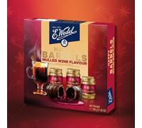 E.Wedel Mulled Wine Chocolate Box Happy Barrels Liqueur Chocolates Gift Box, Pack of 1 x 200g, Chocolate box with Alcoholic Filling, Luxury Chocolates Gift Box