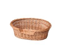 e-wicker24 Wicker Dog Bed - Raised, Comfortable & Calming for Dogs