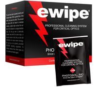 E-Wipe Camera Lens Cleaning Pads - Non-Abrasive Wipes with Professional Cleaning Solution Designed for Optic Electronics - Great for SLR, DSLR, Cameras, Lenses and High-End Optics. (24 Pack)