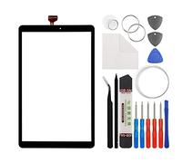 E-yiiviil Front Glass Outer Screen Lens Replacement Compatible with Samsung Galaxy Tab A SM-T590 SM-T595 10.5 inch with Tools(No Display and Touch digitizer)
