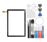 E-yiiviil Touch Screen Panel Digitizer Compatible with Pritom TronPad L10 10.1 inch with Tools (Without LCD Display)