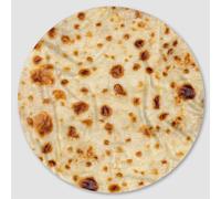 E-yimeng Blanket Throw Blanket Burritos Tortilla Wrap Blanket Adult Kids and Baby Size Gifts,Novelty Funny Tortilla Round Blanket,Fluffy Fuzzy Blankets & Throws for Bed, Sofa Beige+Brown 47 inches