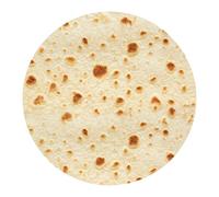 E-yimeng Throw Blanket Burritos Tortilla Wrap Blanket Adult Kids and Baby Size Gifts,Novelty Funny Tortilla Round Blanket,Fluffy Fuzzy Blankets & Throws for Bed, Sofa Beige+Brown 36 inches