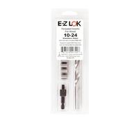 E-Z LOK 400-3-CR Threaded Inserts for Wood, Installation Kit, Stainless Steel, Includes 10-24 Knife Thread Inserts (6), Drill, Installation Tool