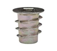 E-Z LOK - 901420-13 E-Z Lok Threaded Insert, Zinc, Hex-Flanged, 1/4"-20 Internal Threads, 13mm Length (Pack of 100)