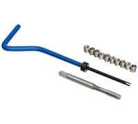 E-Z Lok EK20520 Helical Threaded Insert Kit, 304 Stainless Steel, 8-32 Thread Size, 0.328" Installed Length (Pack of 10)