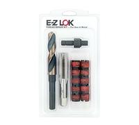 E-Z LOK EZ-329-624 Threaded Inserts for Metal, 3/8-24 Installation Kit, Steel, Black Oxide