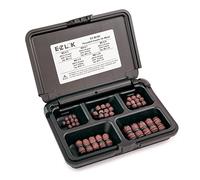 E-Z Lok Threaded Inserts For Metal; Assortment Kit; Carbon Steel; Metric Internal Threads, M3-0.5, M4-0.7, M5-0.8, M6-1.0, M8-1.25; 50 pieces