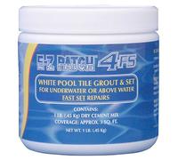 E-z Patch 4 F.s. White Pool Tile Grout Repair (Fast Set) 1 Lb.
