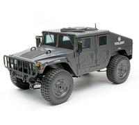 E-Zee RC 1/16 Scale 4WD Military Truck - RTR Remote Control Vehicle Black